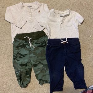 Gap 6-12 Month Baby Boy Outfit Bundle
